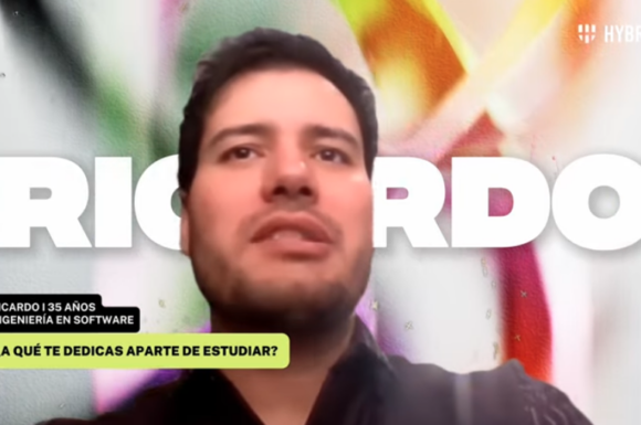 ¿Por qué un ingeniero químico decidió estudiar Ingeniería en Software en línea? La historia de Ricardo en Hybridge Education